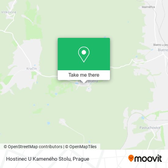 Hostinec U Kameného Stolu map
