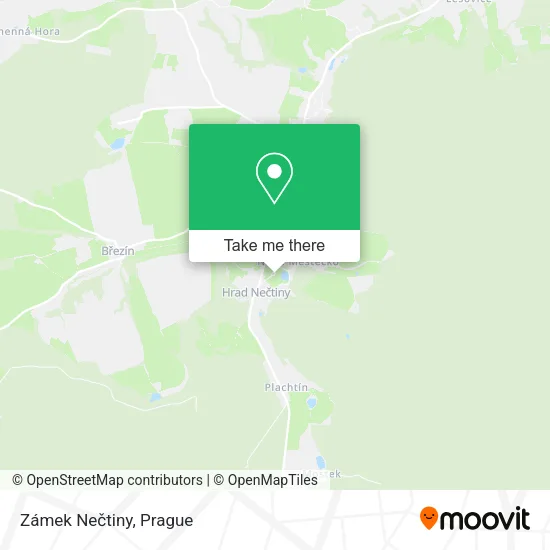 Карта Zámek Nečtiny