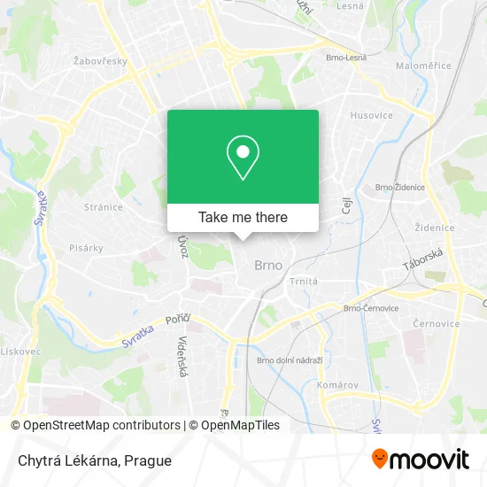 Карта Chytrá Lékárna