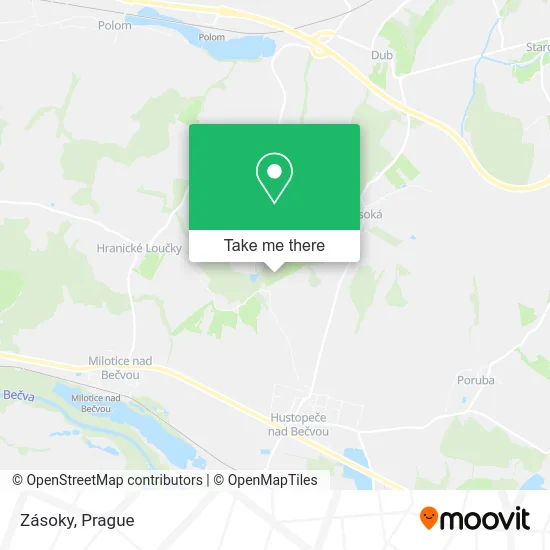 Карта Zásoky