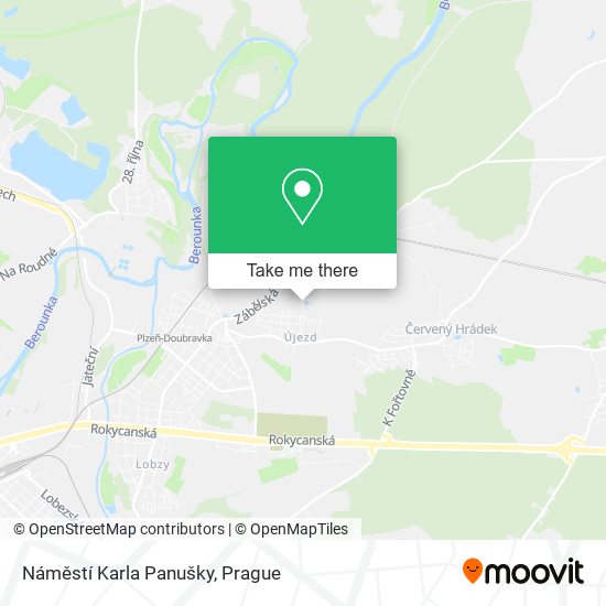 Náměstí Karla Panušky map