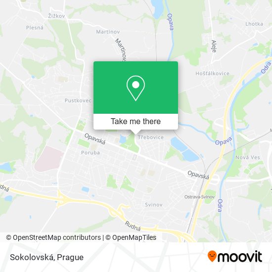 Карта Sokolovská