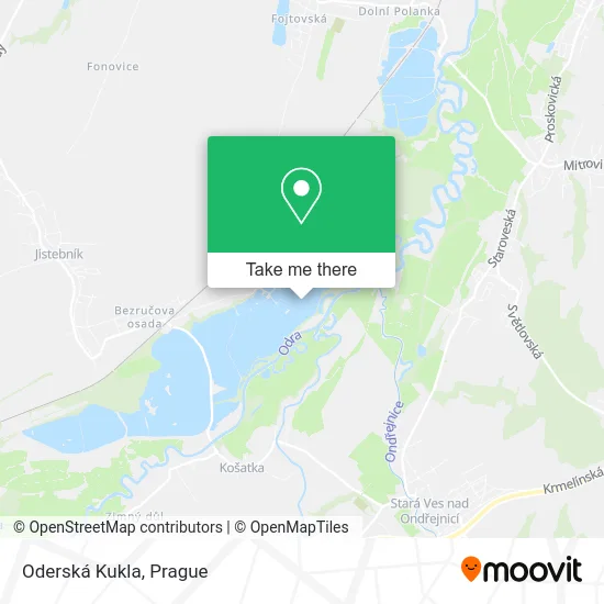 Карта Oderská Kukla