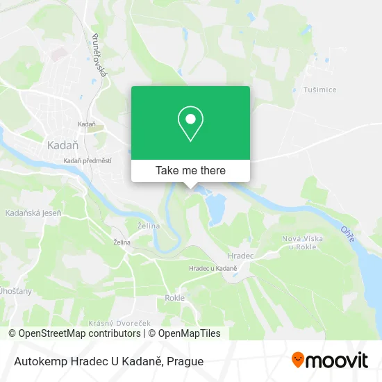 Карта Autokemp Hradec U Kadaně