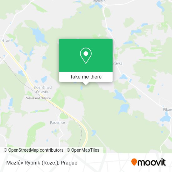 Mazlův Rybník (Rozc.) map