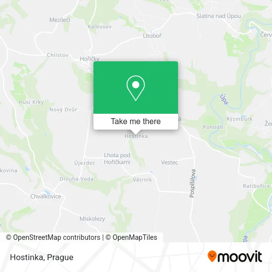 Карта Hostinka