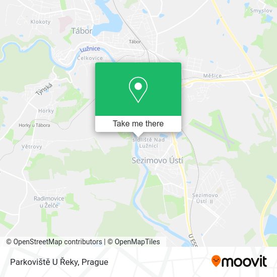 Parkoviště U Řeky map