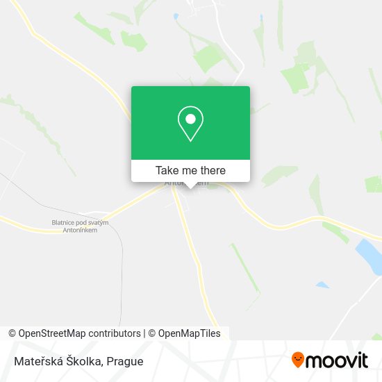 Mateřská Školka map