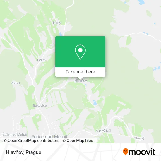 Карта Hlavňov