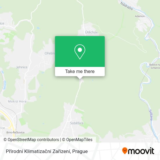 Přírodní Klimatizační Zařízení map