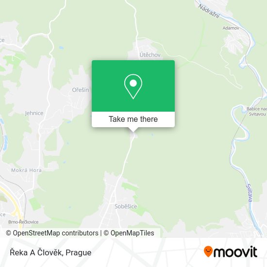 Řeka A Člověk map