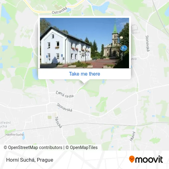 Карта Horní Suchá