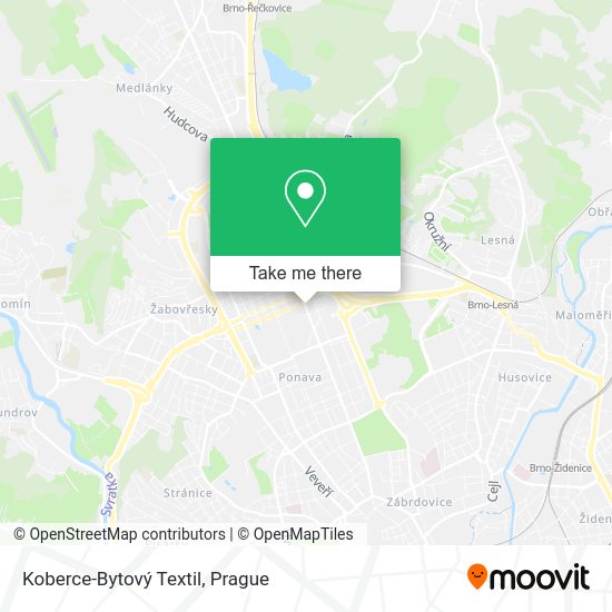 Koberce-Bytový Textil map