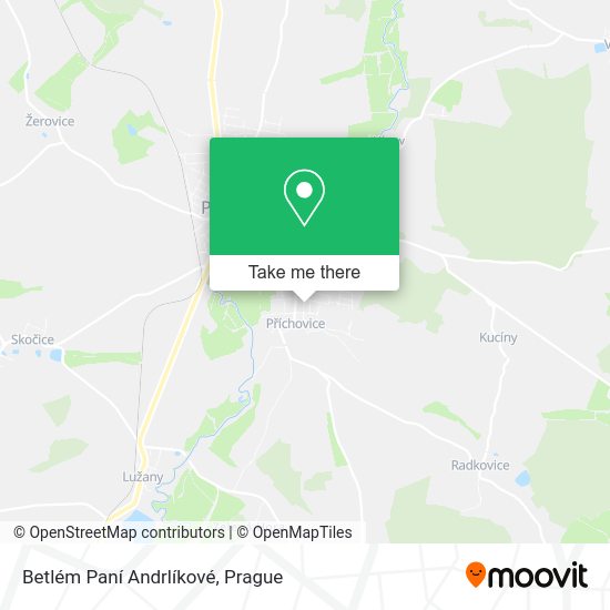 Betlém Paní Andrlíkové map