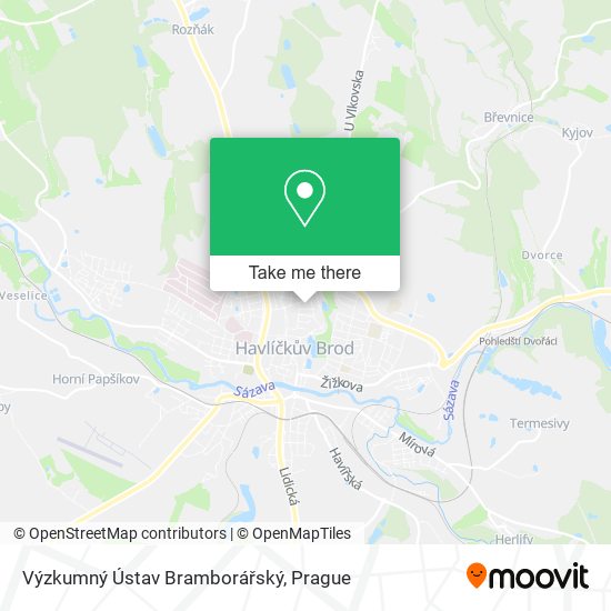 Výzkumný Ústav Bramborářský map
