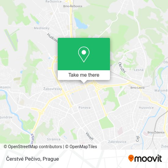 Čerstvé Pečivo map