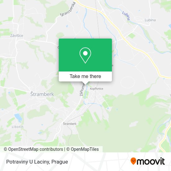 Карта Potraviny U Laciny