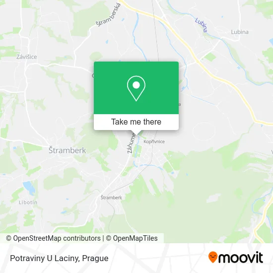 Карта Potraviny U Laciny