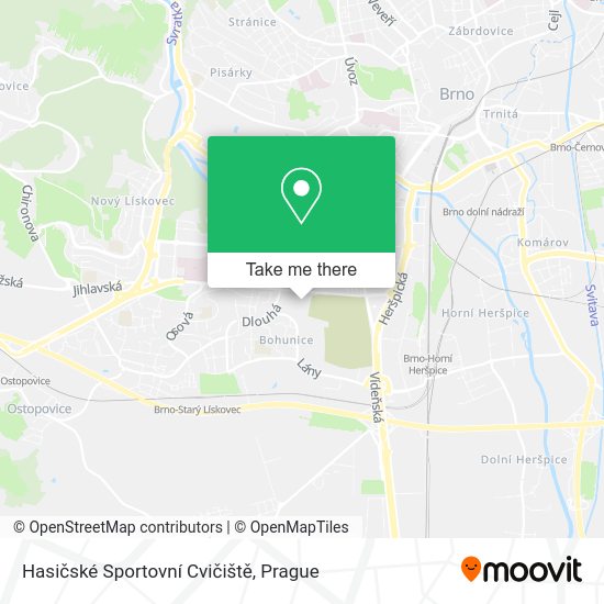 Hasičské Sportovní Cvičiště map
