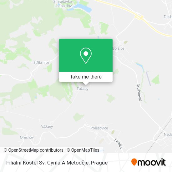 Filiální Kostel Sv. Cyrila A Metoděje map