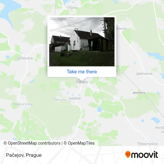 Карта Pačejov