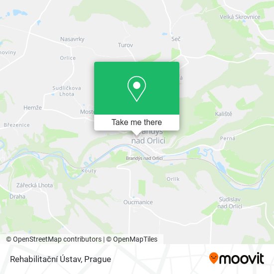 Rehabilitační Ústav map