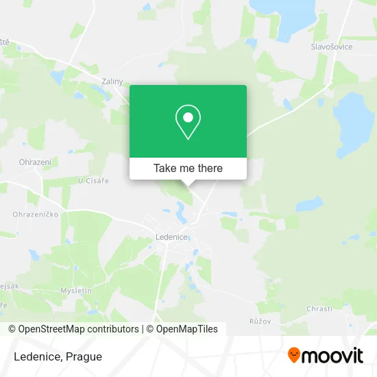 Карта Ledenice