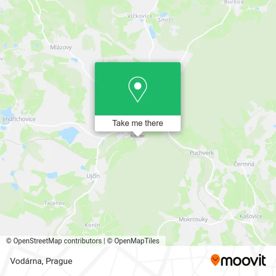 Карта Vodárna