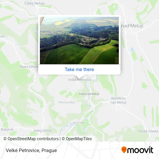 Карта Velké Petrovice