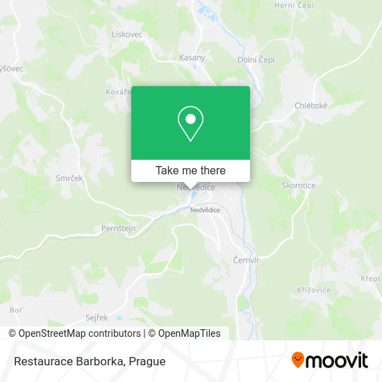 Карта Restaurace Barborka