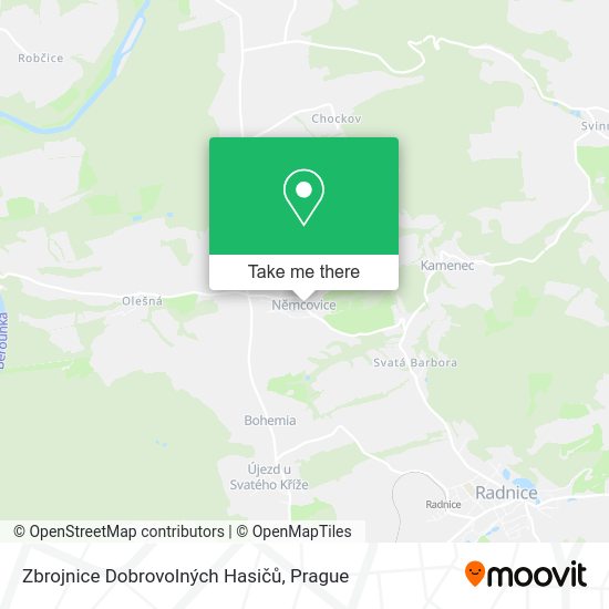 Zbrojnice Dobrovolných Hasičů map