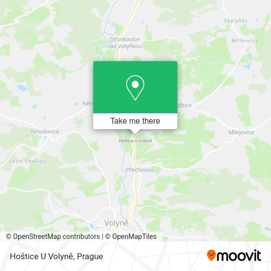 Hoštice U Volyně map