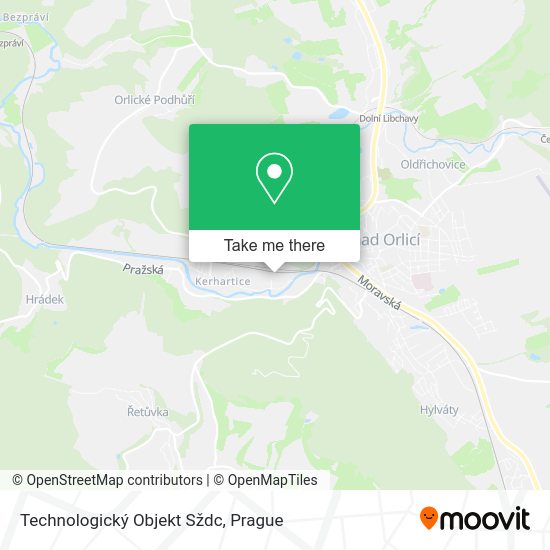 Technologický Objekt Sždc map