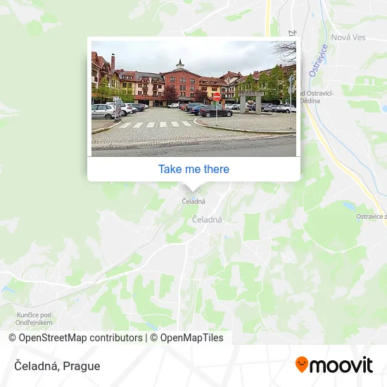Карта Čeladná