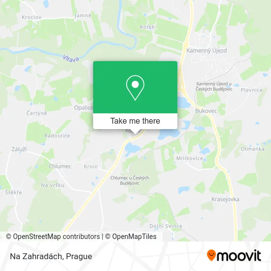 Карта Na Zahradách