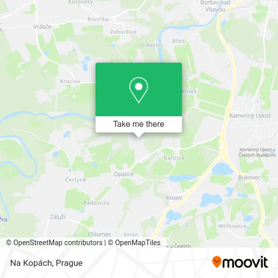 Карта Na Kopách