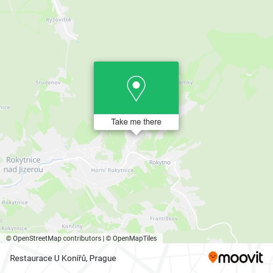 Restaurace U Konířů map