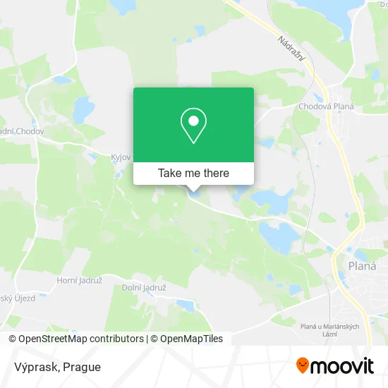 Карта Výprask