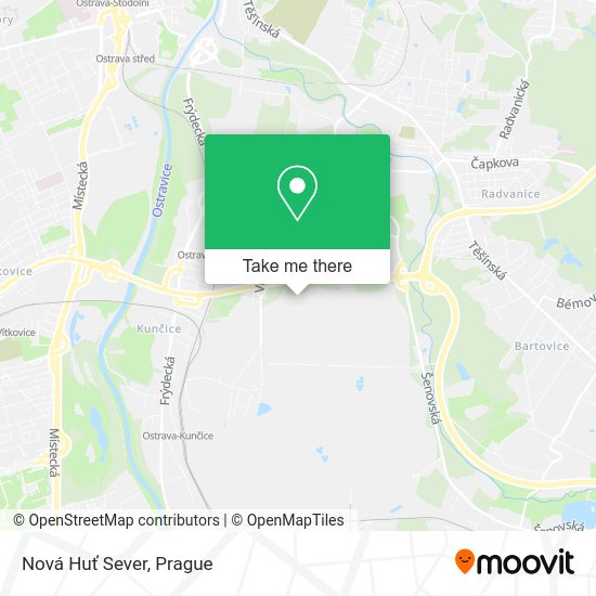 Карта Nová Huť Sever