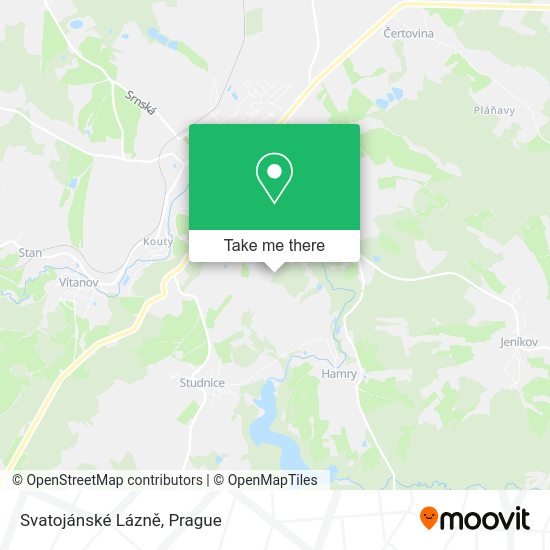 Svatojánské Lázně map