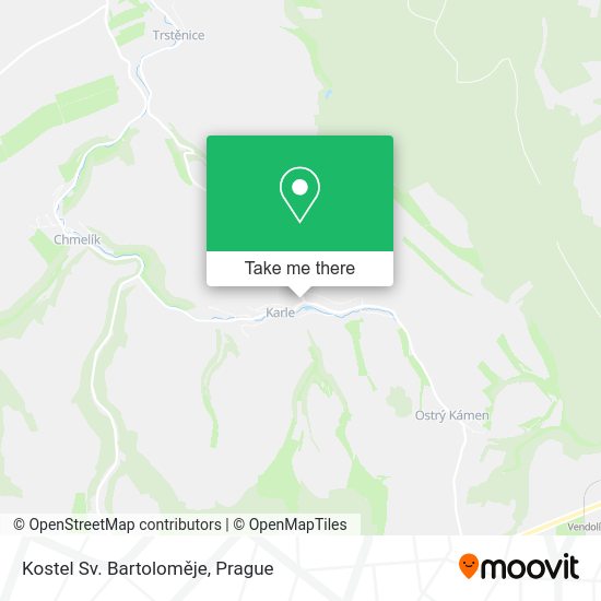 Kostel Sv. Bartoloměje map