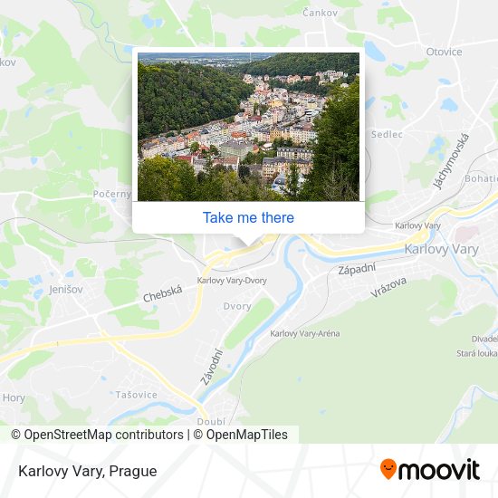 Karlovy Vary map