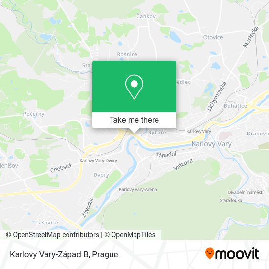 Karlovy Vary-Západ B map
