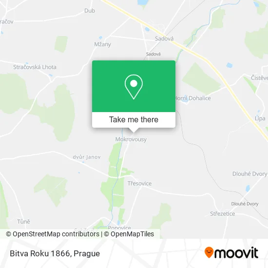 Карта Bitva Roku 1866