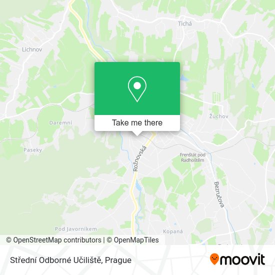 Střední Odborné Učiliště map
