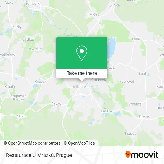 Карта Restaurace U Mrázků
