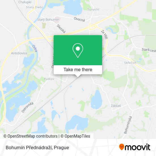 Bohumín Přednádraží map