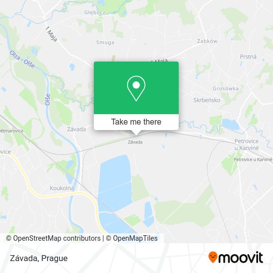 Карта Závada