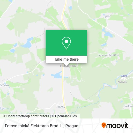 Fotovoltaická Elektrárna Brod Ⅱ map