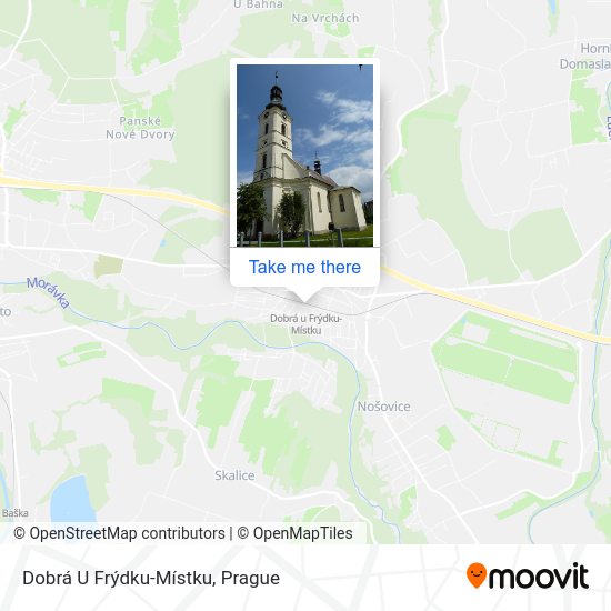Dobrá U Frýdku-Místku map
